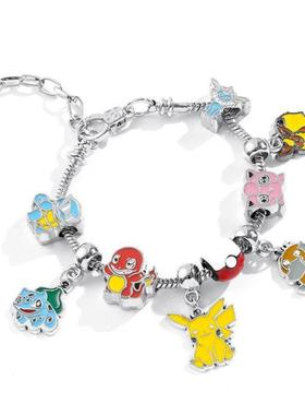L 176 Japanese cartoon Pokemon Charms Bracelet Beads Charm