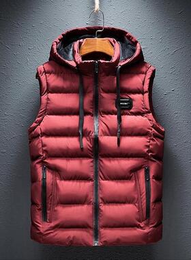 K 35819 Men's Thickened Warm Vest 韩版修身马甲