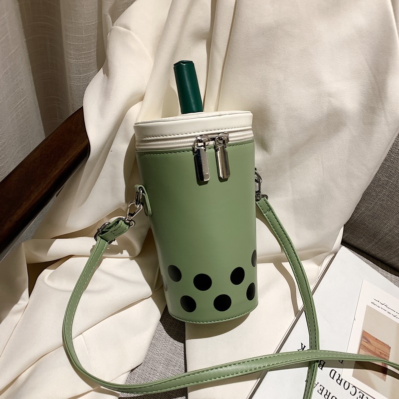 奶茶杯包包女2025新款潮日系可爱少女创意设计水桶网红单肩斜挎包,淘宝优惠券,粉丝福利购,淘宝优惠卷