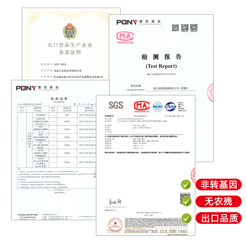 谷美优品新鲜白糯玉米非东北真空装加热即食黄黏有机甜糯玉米代餐