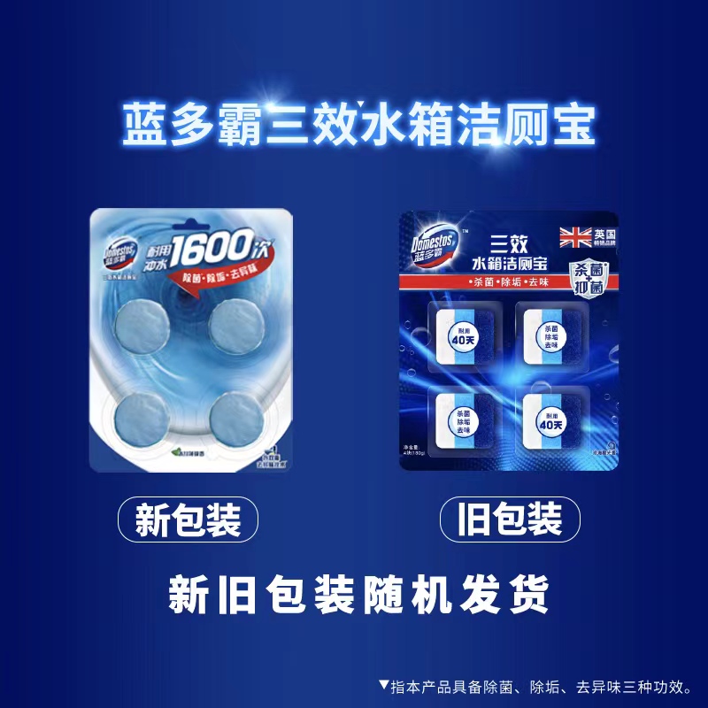 蓝多霸马桶洁厕宝坐便除菌除垢去异味除臭神器自动清洁剂多组套