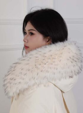 羽绒服帽子上的毛领热销
