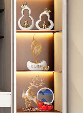 陶瓷简约现代葫芦陶瓷摆装饰摆件