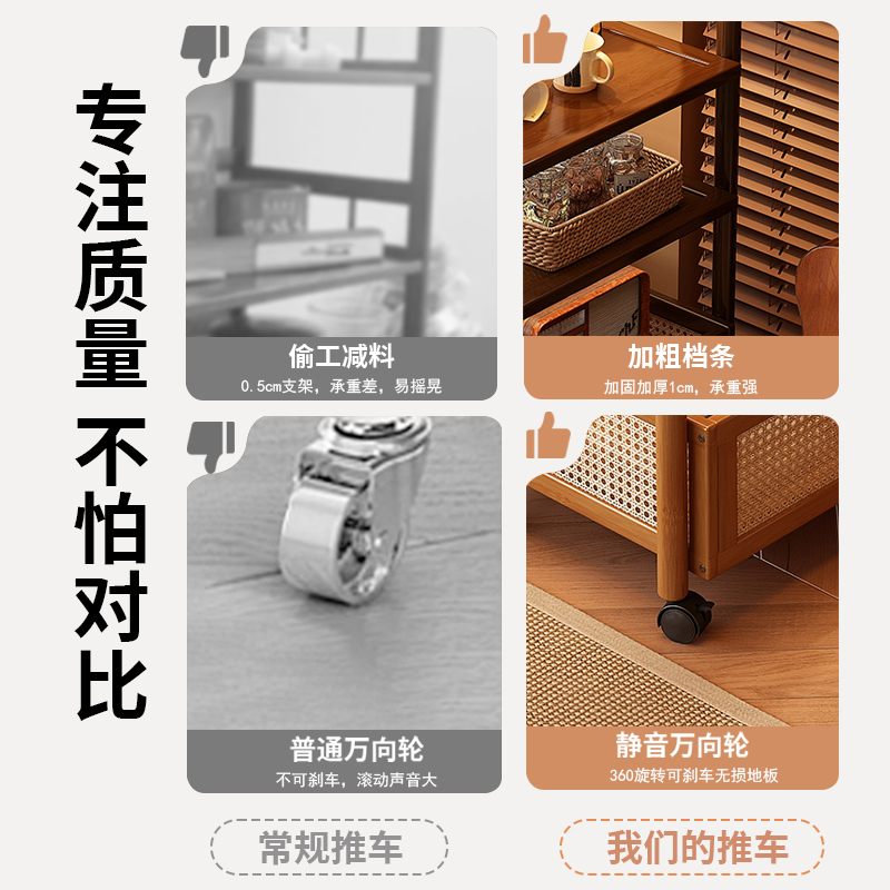 美容院专用小推车可移动小型工具车置物架多功能护理仪器收纳架子 - 图0