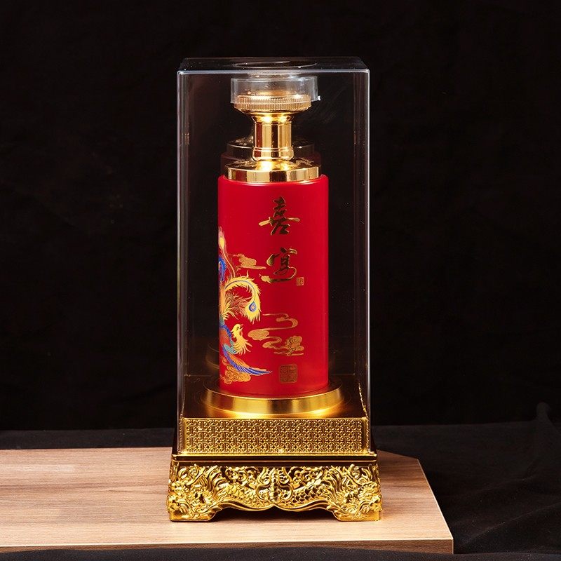 酒瓶空瓶结婚专用酒壶家用高档密封红色玻璃瓶全套定制500ml包邮,淘宝优惠券,粉丝福利购,淘宝优惠卷