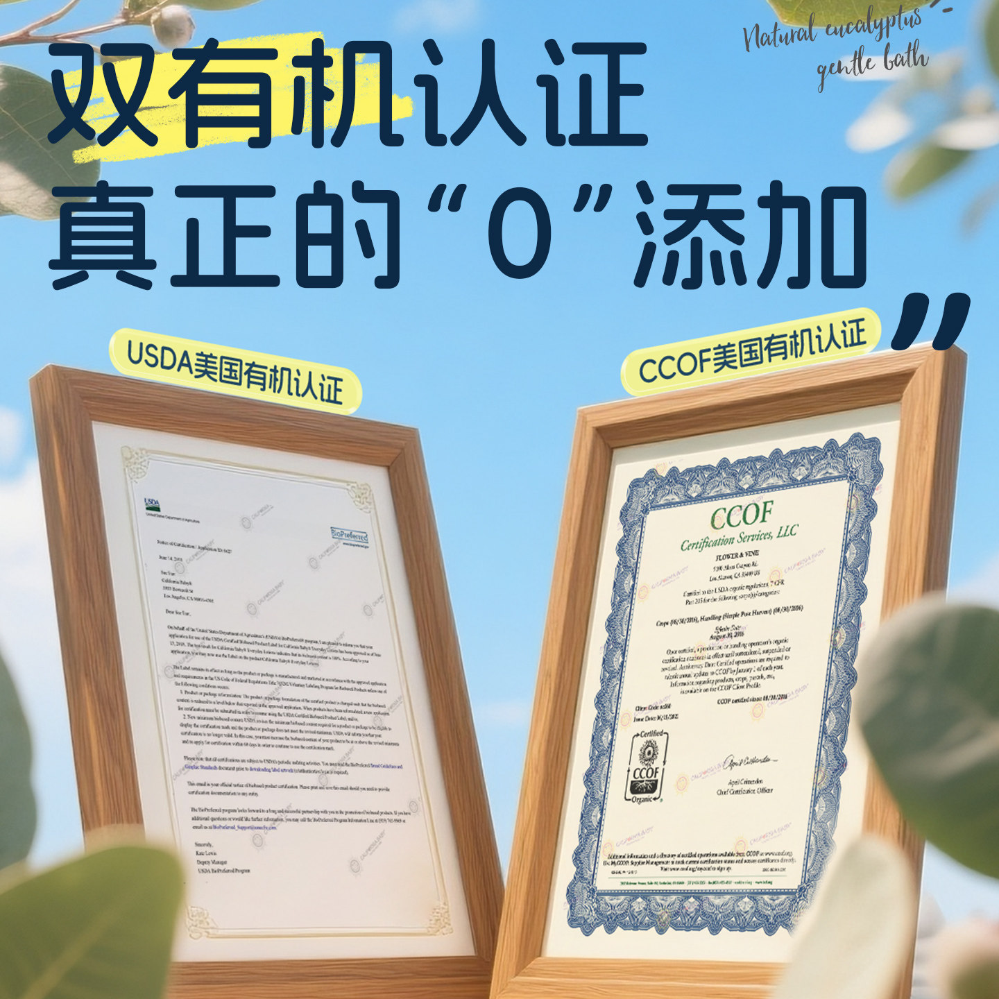 加州宝宝儿童桉树婴儿泡泡浴沐浴露洗发水超多泡泡新生儿抵抗力