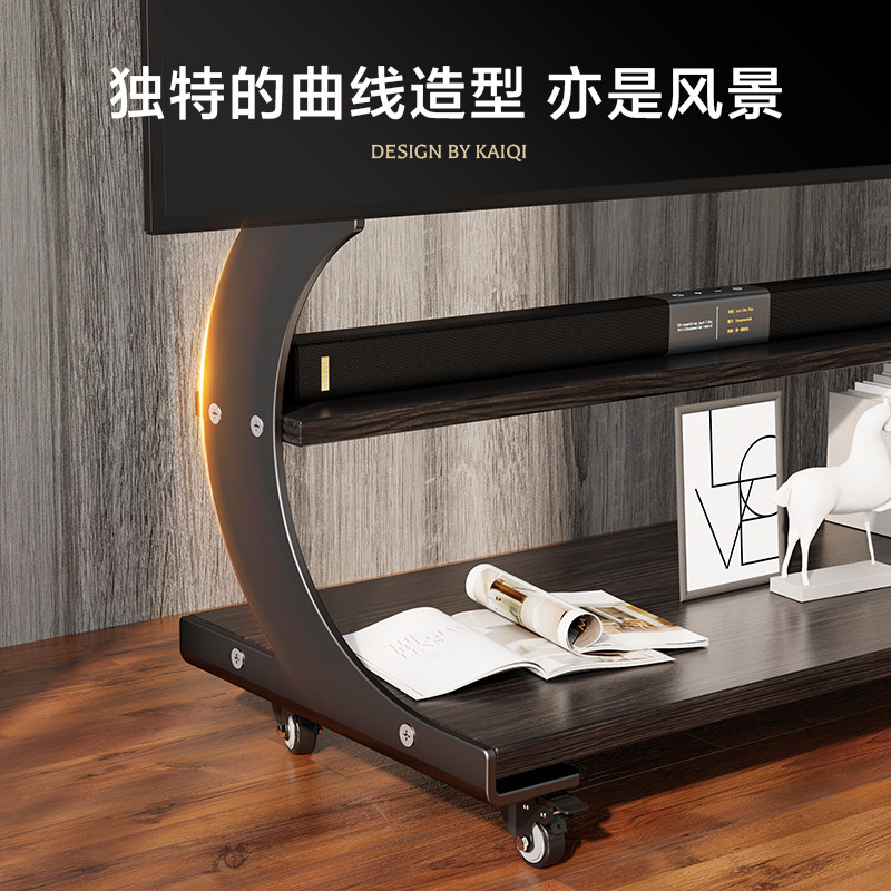 Movable TV stand large size floor-standing mobile cart 75/85/98/100 inch universal hanger
