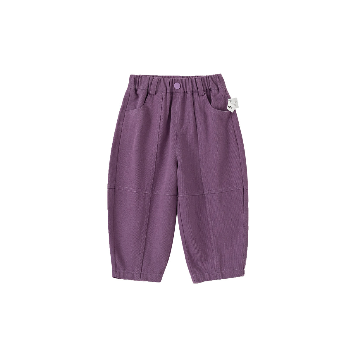 INSbobo儿童裤子女童休闲裤2026春季新款纯色男童长裤洋气哈伦裤,淘宝优惠券,粉丝福利购,淘宝优惠卷