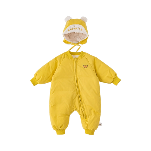 Детский демисезонный пуховик, комбинезон для мальчиков с пухом для выхода на улицу, 0-1-3-6 мес.