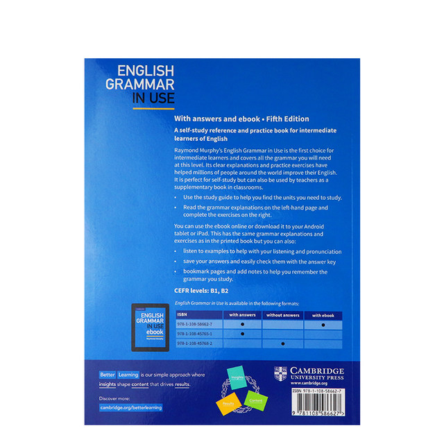 Cambridge English Grammar Intermediate Reference Book