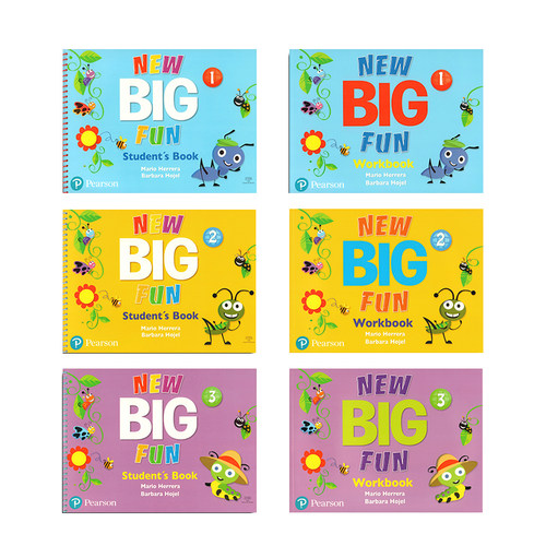 培生朗文New Big Fun第二版本 1/2/3级别学生套装 原版进口 朗文幼儿英语教材 美语旗舰课程 启蒙英语 CLIL教学法 正版现货包邮 - 图3