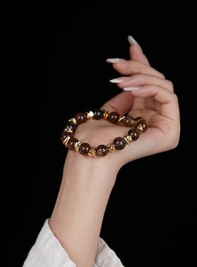 天然水晶手链女款轻奢小众设计感高级精致闺蜜礼物送女友