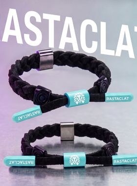 RASTACLAT撞色麂皮小狮子手链