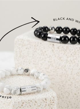 RASTACLAT黑白乾坤手链