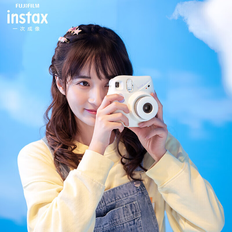 富士instax拍立得 一次成像相机 mini7+ 学生相机 女朋友生日礼物 - 图0