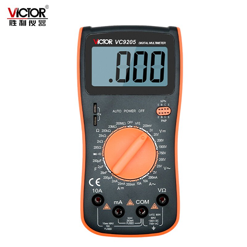 胜利热销数字式高精度袖珍型便携式 天致五金万用表