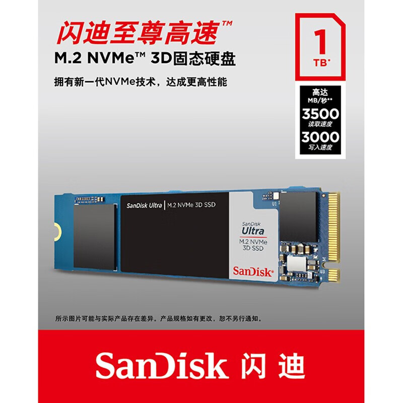 SanDisk high speed ssd solid state drive m.2