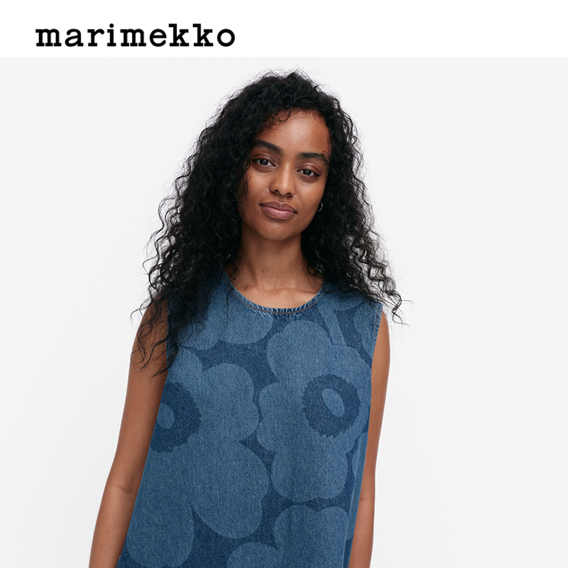 【Unikko游霓可】Marimekko25早秋【丹宁系列】连衣裙商场同款 - 图2