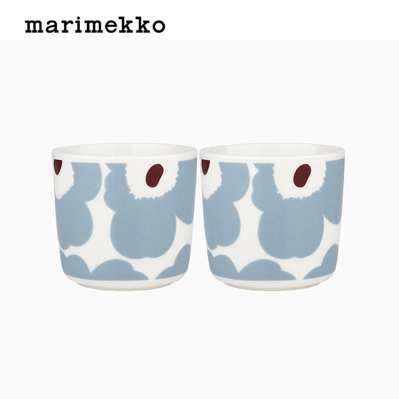 5礼物 芬兰marimekko 马克杯 时尚印花图案多功能情侣对杯2个装 Marimekko旗舰店 淘优券