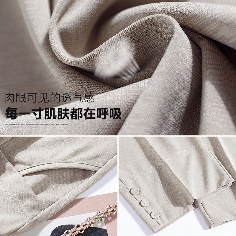 中年夏季宽松七分裤八分妈妈裤子 雅诗黎中老年女装