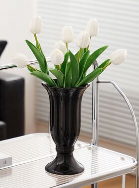 百合花专用花瓶高级感陶