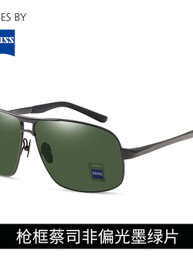 GOSHUV400大脸男蔡司偏光墨镜