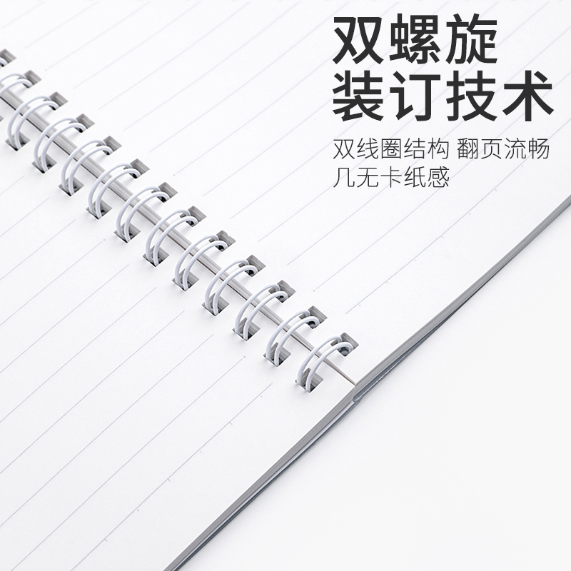 日本KOKUYO国誉本子笔记本学生手账本淡彩曲奇双螺旋订装磨砂封面8mm横线记事本小清新手账线圈本日本原纸 - 图1