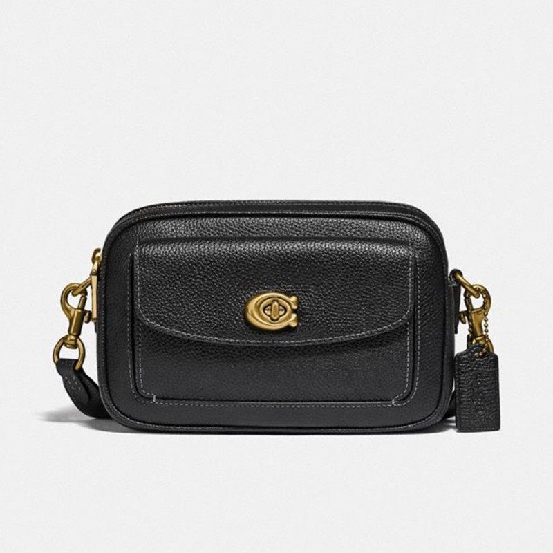 【直营】coach女士willow配皮相机包 天猫国际时尚直营女士包袋