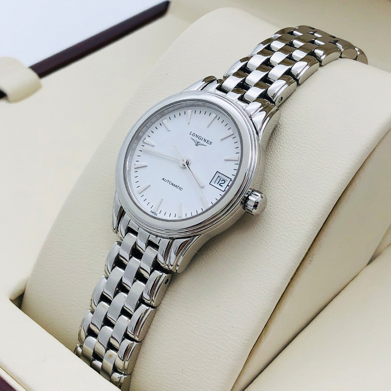 【自营】中古95新浪琴军旗系列女表 机械女生手表瑞士腕表 百搭,淘宝优惠券,粉丝福利购,淘宝优惠卷