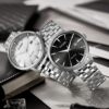 Self-operated photodynamic waterproof watch for men
