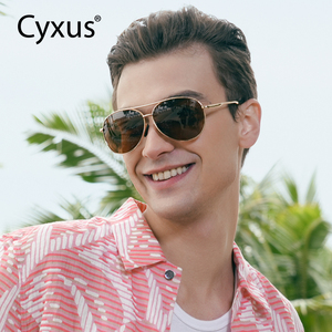 【自营】Cyxus偏光太阳眼镜新款飞行员墨镜男士开车专用防晒
