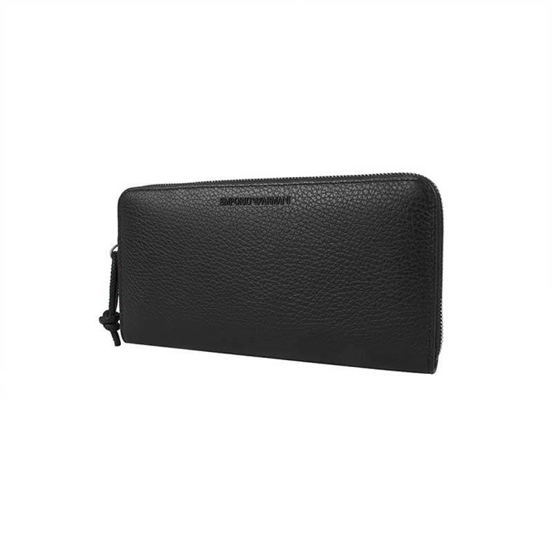 【自营】emporio armani男士拉链钱包 天猫国际自营时尚范钱包