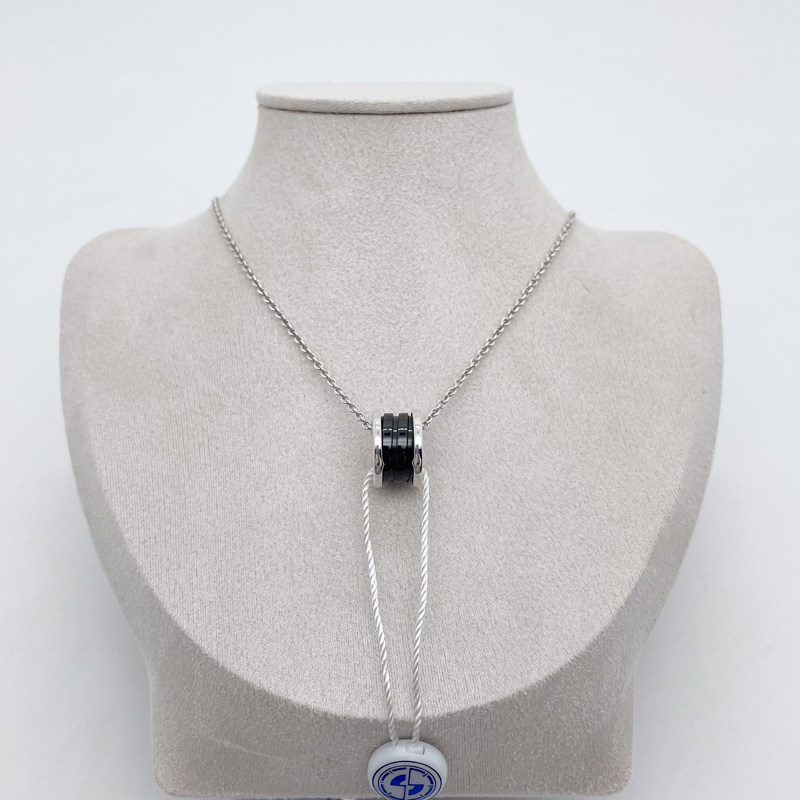 【自营】中古99新宝格丽慈善款系列925银陶瓷吊坠项链男女款项链,淘宝优惠券,粉丝福利购,淘宝优惠卷