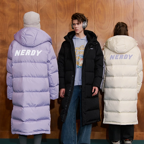 Демисезонный длинный пуховик для влюбленных, куртка для отдыха, средней длины, оверсайз