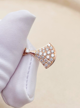 【自营】中古99新宝格丽DIVAS’ DREAM系列贝母项链18K玫瑰金满钻