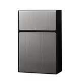 Вместительный и большой металлический портативный креативный портсигар, защитная сумка, 20 шт, алюминиевый сплав, делается под заказ