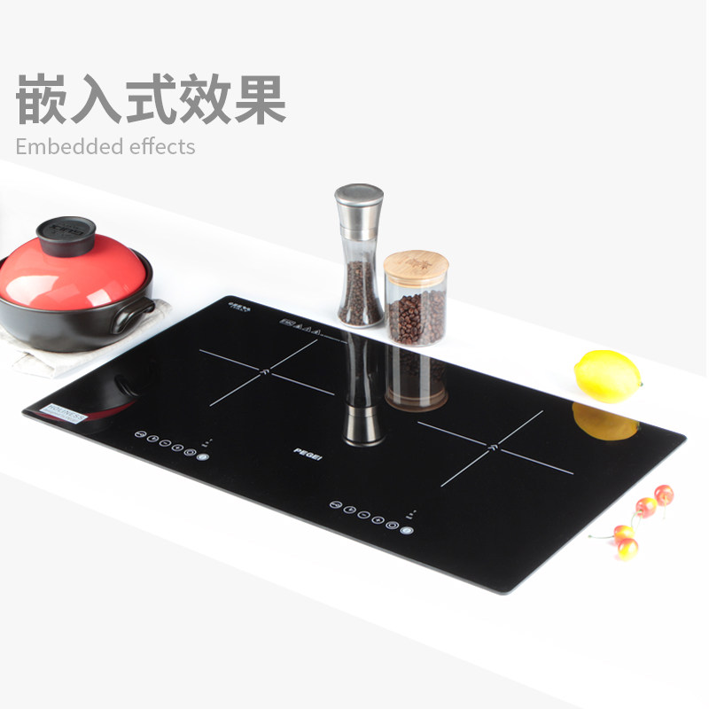 粤西半角嵌入式双灶德国内嵌电陶炉 粤西半角电磁炉/陶炉