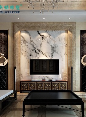 现代简约鱼跃龙门树脂摆件客厅酒店会所家居软装饰树脂工艺品