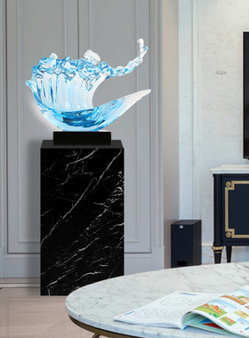 海浪摆件家居客厅电视柜玄关书房办公室玄关装饰品摆件工艺品