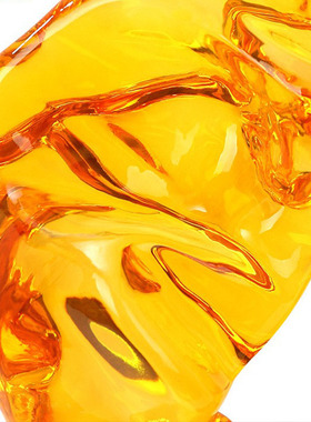 酒店会所餐厅艺术品软装摆件装饰品摆设彩色抽象雕塑玄关透明摆件