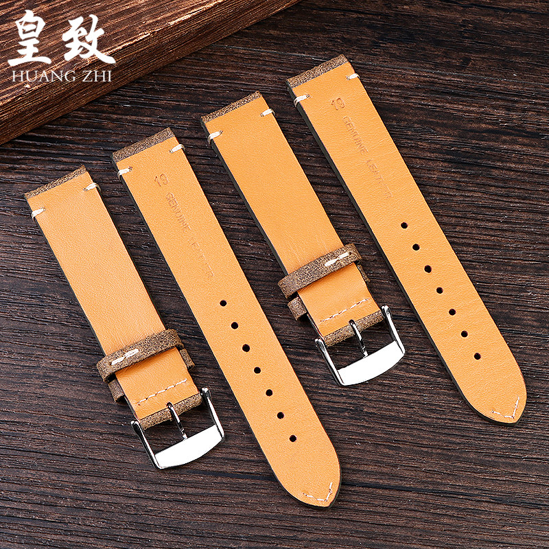 适配浪琴经典复古系列小雀斑真皮 皇致手表配件