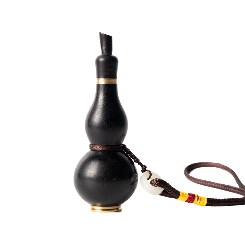 益德成鼻烟壶瓶乌木铜底葫芦鼻烟壶中国风非遗藏式春节过年礼品,淘宝优惠券,粉丝福利购,淘宝优惠卷