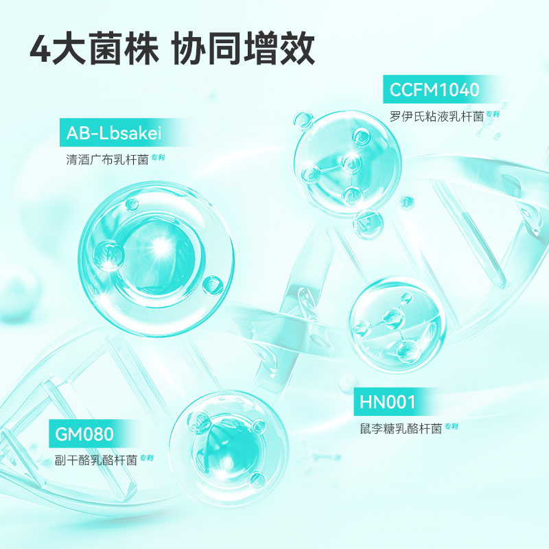万益蓝WonderLab益敏舒益生菌皮肤鼻子敏感冻干粉官方旗舰店