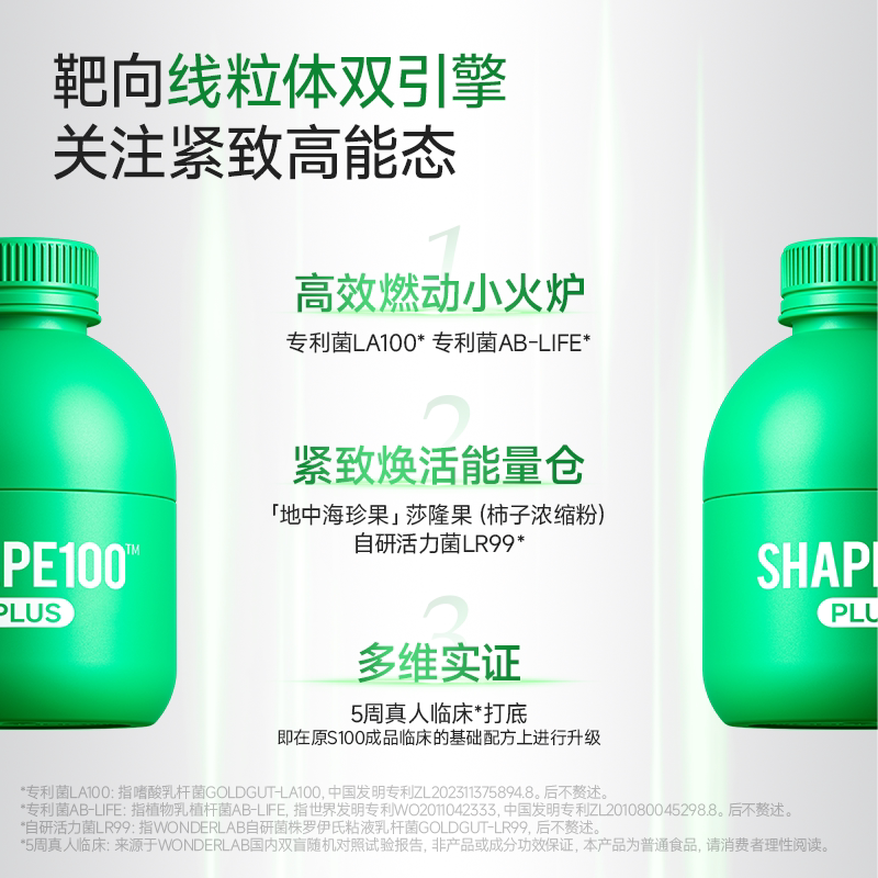 万益蓝WonderLab B420益生菌冻干粉体重管理益生元正品