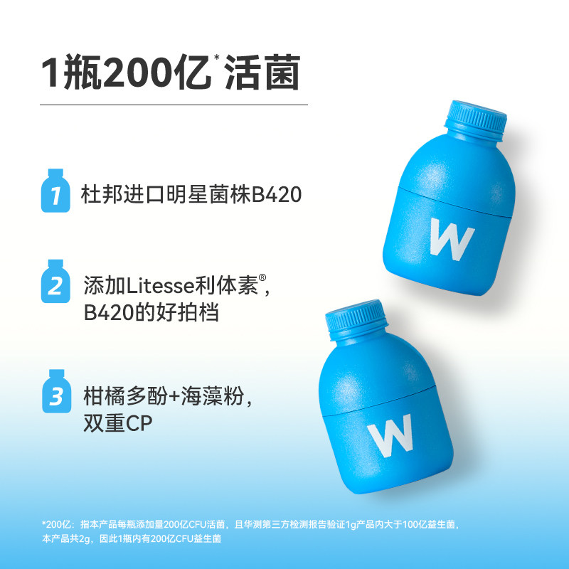 wonderlab b420成年大人肠道益生菌 WonderLab万益蓝益生菌
