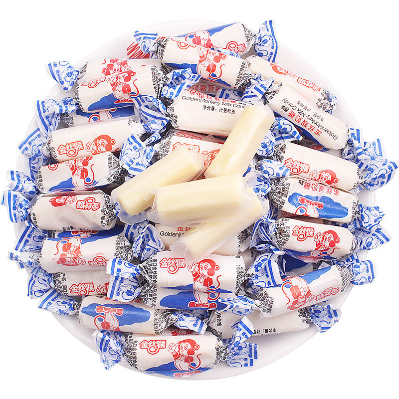 金丝猴牛奶糖圆柱方块散装结婚喜糖原味儿童零食糖果怀旧,淘宝优惠券,粉丝福利购,淘宝优惠卷
