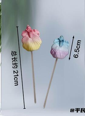 仿真逗鱼棒趣味展尾小型训练棒