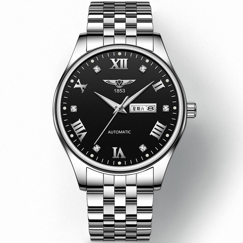 正品瑞士全自动2019新款商务机械表 意卡伊国产腕表