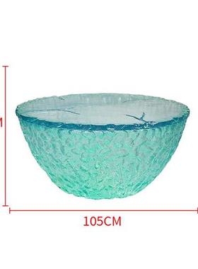 新款现代抽象透明树脂茶几雕塑摆件酒店大堂现代创意装饰品厂家