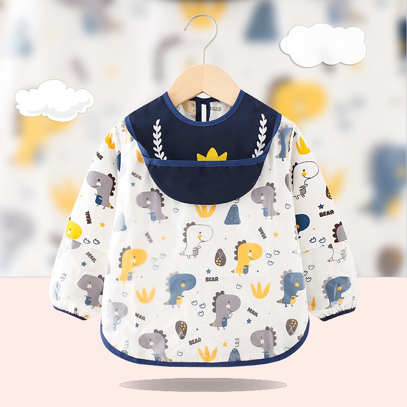 Baby smock, thin reverse-fitting children's bib